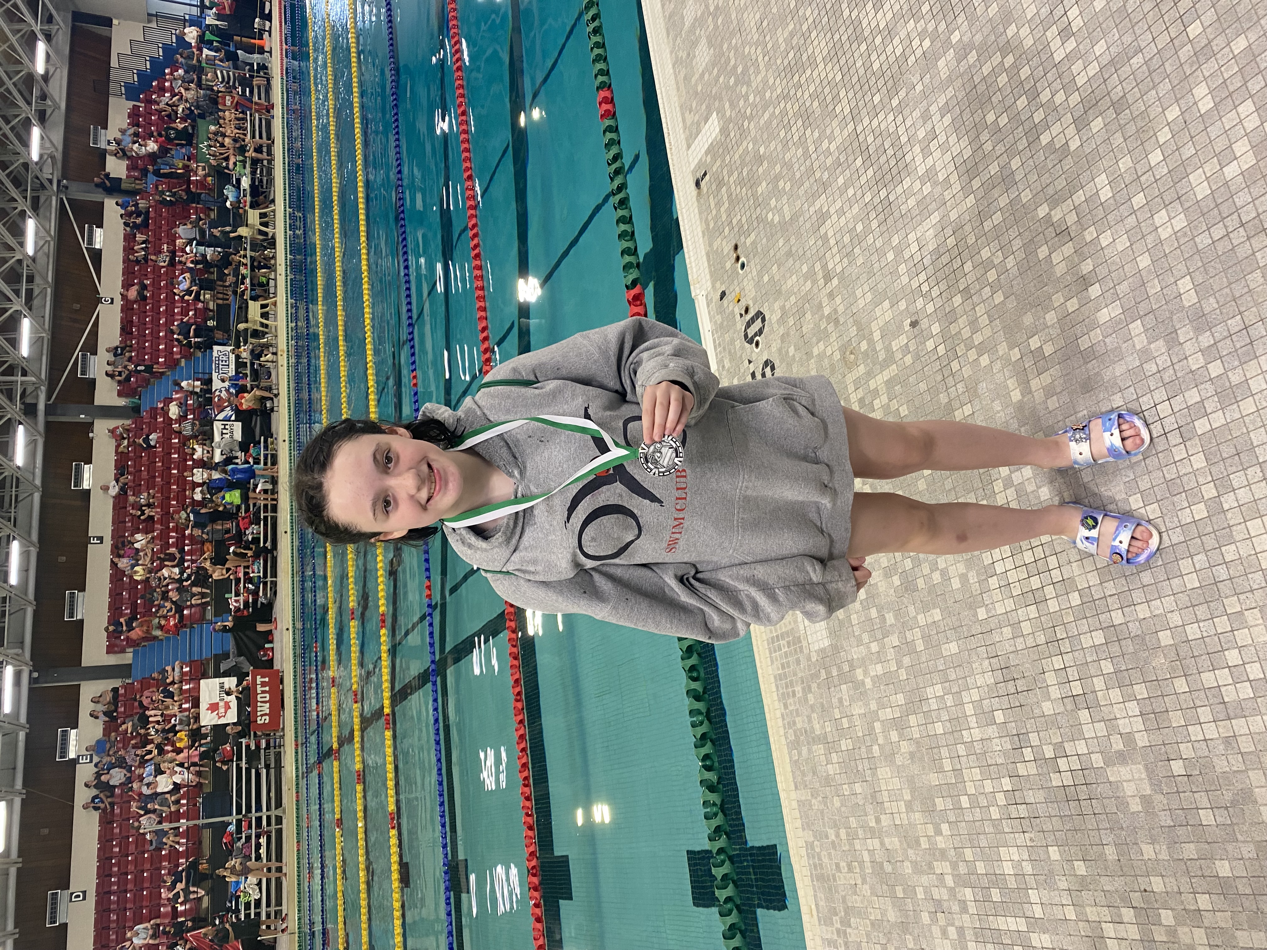 Molly got silver and bronze medals